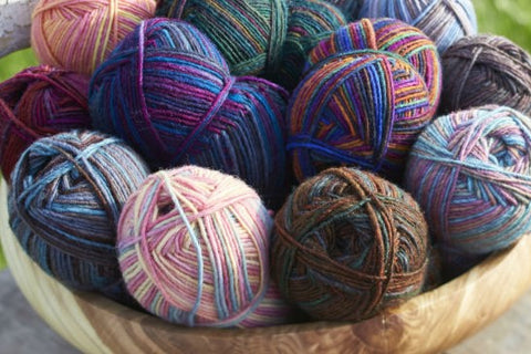 Worsted Weight Yarn Variegated Lot