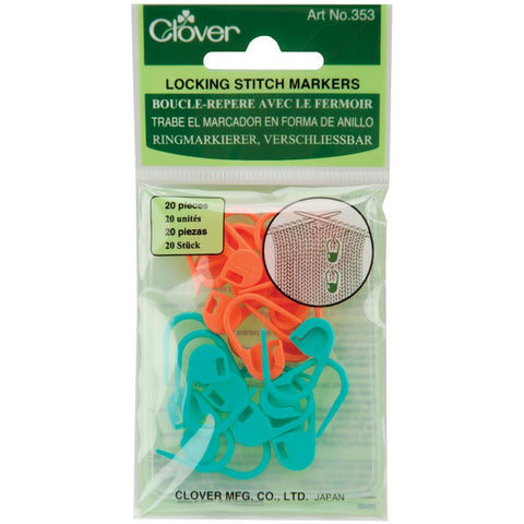 Stitch Markers - locking - Clover